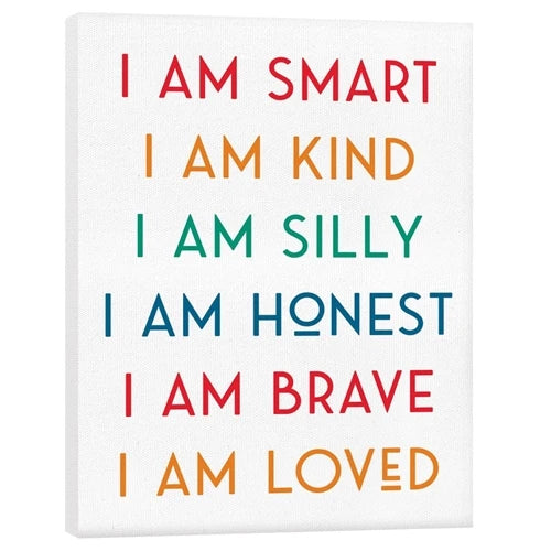 I am Smart, I am Kind...Canvas/Wood Plaque