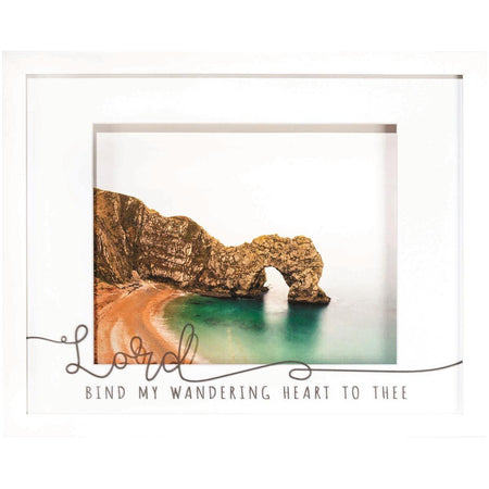 Lord Bind My Wandering Heart Glass Frame