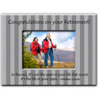 RETIREMENT FRAME W/WHITE STRIPES