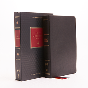 NKJV Minister's Bible Black Leathersoft (Comfort Print)