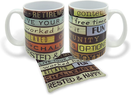 Retirement Mug & Coaster Set