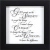 Black Glass Frames with Calligraphy Assorted
