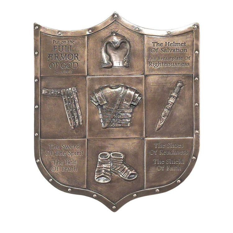 Full Armor of God Shield Wall Plaque