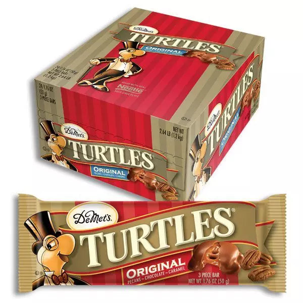 Turtles Original Candy Bars