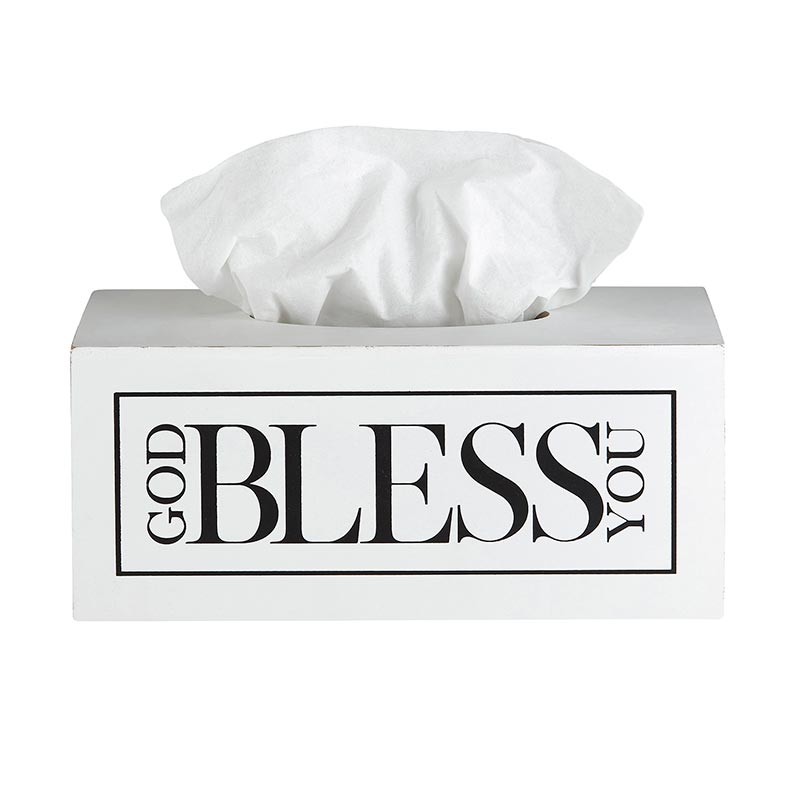God Bless You Tissue Box Cover