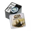 LCD Date & Time Watch in Tin Case