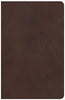 NKJV Large Print Personal Size Reference Bible Brown Genuine leather