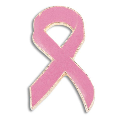 One Inch Pink Ribbon Cancer Pin