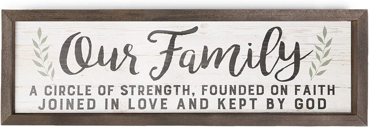 Our Family a Circle of Strength Frame