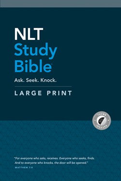 NLT Study Bible Large Print Indexed HC