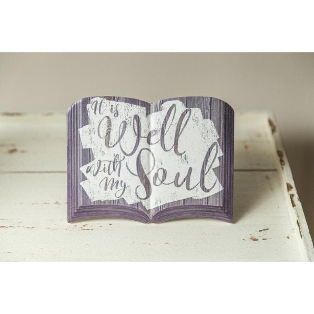 Ceramic Book W/Easel