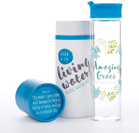 LIVING WATER GLASS BOTTLES