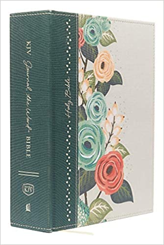 KJV JOURNAL THE WORD LP DEEP TEAL FLORAL HC