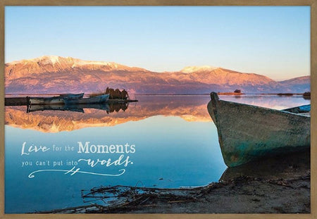 Live for the Moments Framed Plaque