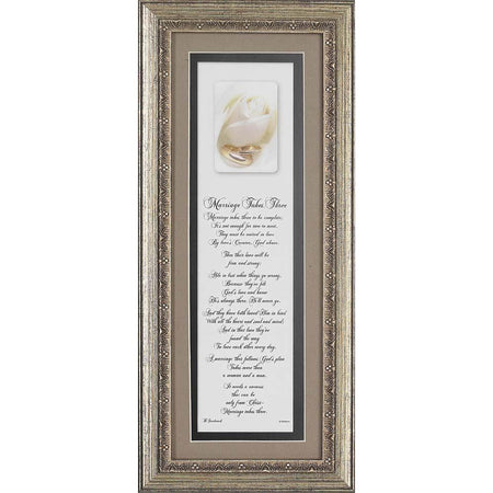Marriage Takes Three Gold frame Decor