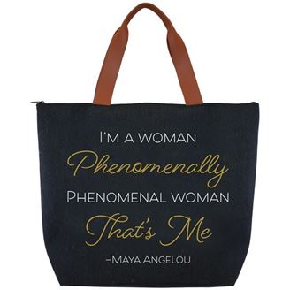 Phenomenally Canvas Handbag/Zipper
