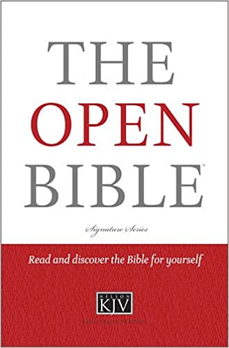 KJV OPEN BIBLE HARD COVER