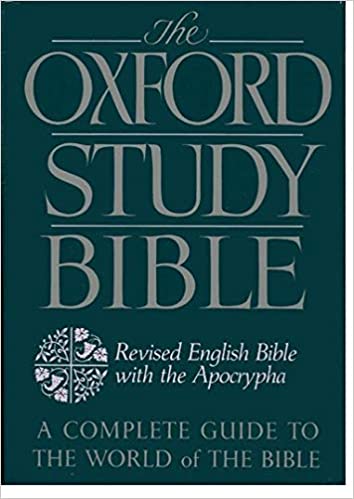 Oxford Study Bible: Revised English with the Apocrypha