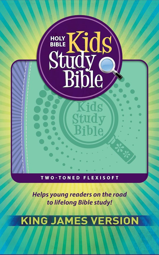 KJV Kids Study Bible Purple/Green Flexsoft