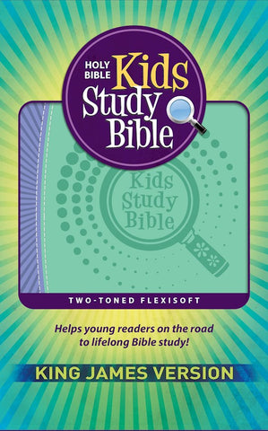 KJV Kids Study Bible Purple/Green Flexsoft