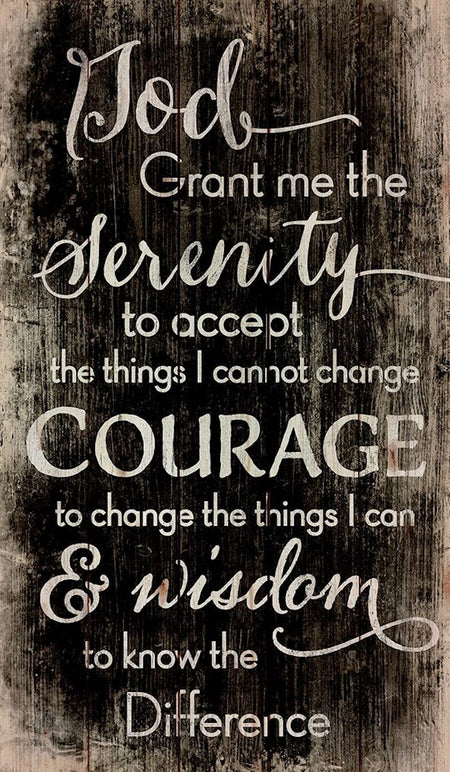 Serenity Prayer Wood Pallet Wall Decor