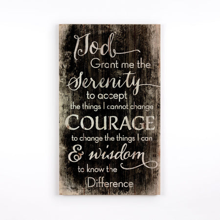 God Grant Me The Serenity Wood Plaque