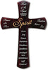 Mahogany Wood Cross