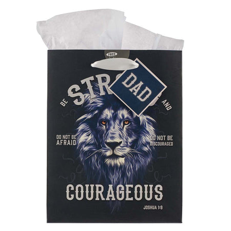 Be Strong and Courageous Gift Bag Medium