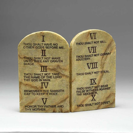Ten Commandments Tabletop/Wall Plaque