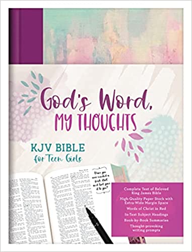 KJV God's Word My Thoughts Bible for Teen Girls HC
