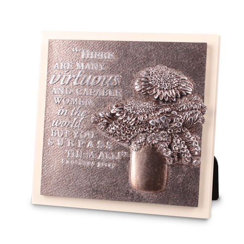 Virtuous Woman Small Sculpture Plaque