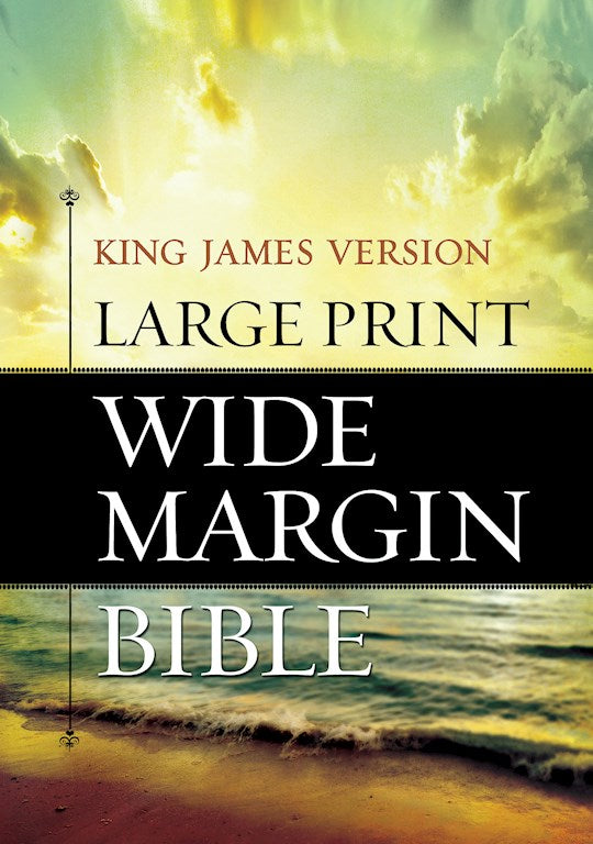KJV Large Print Wide Margin Bible Hard Cover