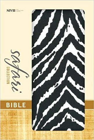 NIV Safari Collection Bible Black/White Hard Cover